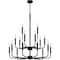Quoizel Abner Chandelier 18 Lights Matte Black. ABR5132MBK - alternate 1